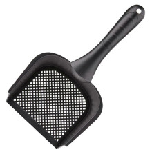 Small Reusable PP Black Cat Waste Cleaning Scoop Sand Strainer Tool
