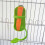 Plastic Cuttlebone Holder Bird Cage Feeder Cup Rack Storage Bowl Stand SZRH A-YH 4