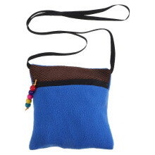 Small Animal Carrier Hamster Rat Sugar Glider Outdoor Travel Pouch Blue 70.00X16.50X16.00CM