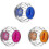 12cm Small Pet Exercise Ball for Dwarf Hamster Mice 3 Colors Orange 2