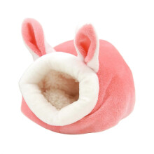2025 Warm Soft Cotton Rabbitstyle Nest for Hedgehog and Hamster Removable Cage