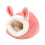 2025 Warm Soft Cotton Rabbitstyle Nest for Hedgehog and Hamster Removable Cage 1
