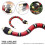Sensing Snake Design Electronic Cat Toy USB Rechargeable Auto Obstacle Avoidance Flashing Eyes 40cm 4