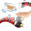 Sensing Snake Design Electronic Cat Toy USB Rechargeable Auto Obstacle Avoidance Flashing Eyes 40cm 3