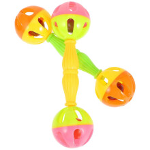 2-Pack Plastic Parrot Shakers 2x4x1.5cm Auditory Training Educational Instrument Pets Assorted Color