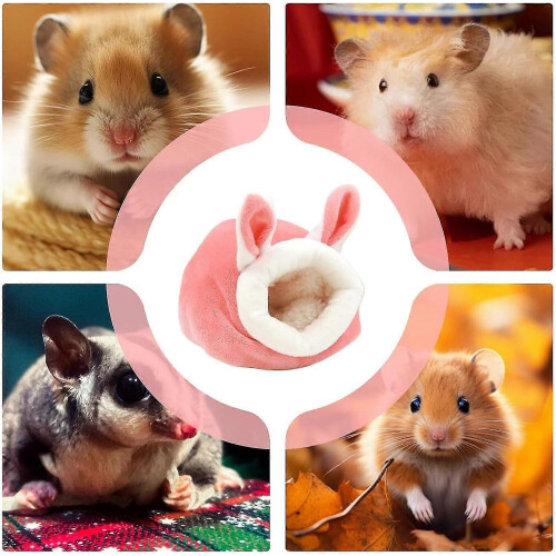 2025 Warm Soft Cotton Rabbitstyle Nest for Hedgehog and Hamster Removable Cage 2