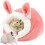 2025 Warm Soft Cotton Rabbitstyle Nest for Hedgehog and Hamster Removable Cage 5