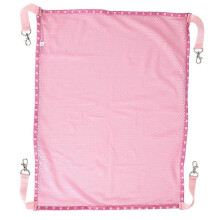 Winter Summer Multifunction Portable Breathable Mesh Pet Hammock Bed for Cats Dogs Pink L