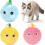 Upgraded SilverVine Catnip Chirping Balls 3 Pack Fluffy Kicker 3 Lifelike Sounds Exercise 3-Pack 1