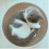 Marbling Round Corrugated Cardboard Cat Scratcher Bed 35cm 4