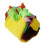Plush Tunnel for Hamster Mouse Mini Tacos Shape Hideout Nest Habitat Decor Multicolor 1