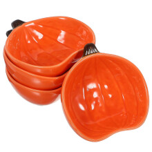 8 Piece Ceramic Hamster Food Dish Set Small Pet Feeding Bowl