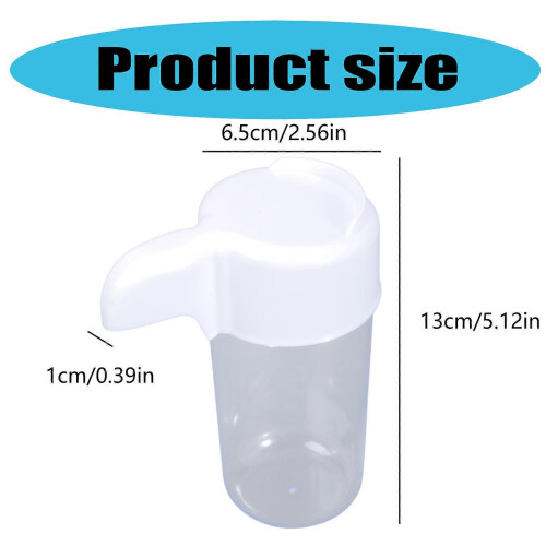 2pcs Plastic Bird Waterer & Automatic Feeder for Parrot Parakeet Lovebird Cage Multicolor 1