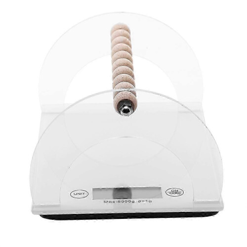 2025 Digital Parrot Scale with Natural Wood Perch Stand 1