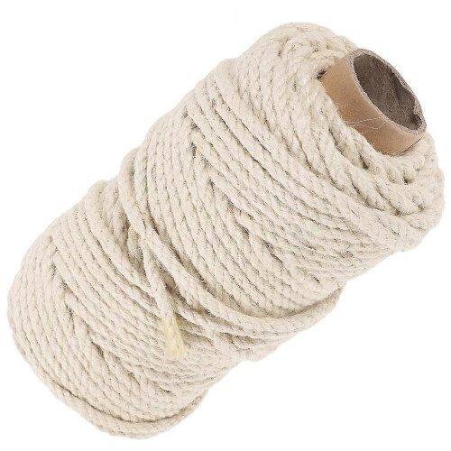 4 White Sisal Rope Rolls for Cat Tree Scratching Post Replacement