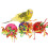 3pc Parrot Strength Training Toy Set Durable Anti Deform Multicolor Indoor Outdoor Plastic 2