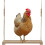 Altalena in legno per galline, accessorio per pollai e allevatori. 1
