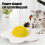 Flower Shape Sisal Interactive Cat Scratch Pad with Spring Plush Bee Furniture Guard 3