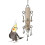 Multicolor Bird Tearing Pull Rings Puzzle Toy for Small Medium Bird Enrichment Chewing 2