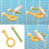Multicolor Bird Perch Toy - Grinding Scratcher Molar Chew for Parrots Parakeets 2