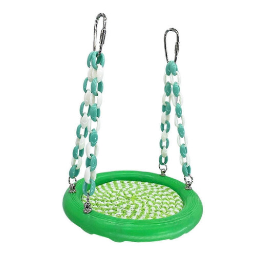Support suspendu pour cage à oiseaux avec perchoir hamac pour perroquets, perruches et inséparables 2