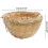 Bamboo Handwoven Small Bird Nest with Hanging Metal Hook for Parakeets Canaries 4
