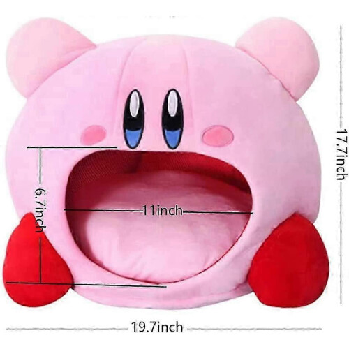 Kirby Plüsch-Komforthöhlenbett für Kätzchen, Welpen, Katzen und Kleintiere (25-26 cm) 2
