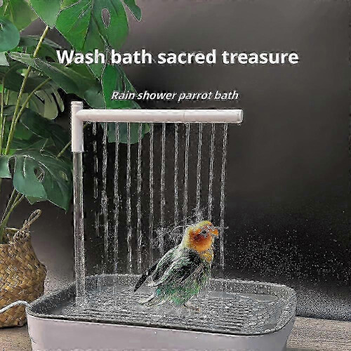 Automatic Parrot Bathtub with Shower Pet Circulating Water Bath Edition 0922 1