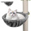 Hamac pour arbre à chat, installation facile, accessoire anti-peluches 1