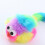 5-Pack Catnip Mouse Cat Toys Rainbow Fabric Funny Running Training for Pet Exercise Multicolor 4