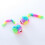 5-Pack Catnip Mouse Cat Toys Rainbow Fabric Funny Running Training for Pet Exercise Multicolor 5