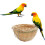 Bamboo Handwoven Small Bird Nest with Hanging Metal Hook for Parakeets Canaries 3