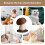Mushroom Design Cat Scratching Post Durable Sisal Rope Stable Base for Indoor Cats 5