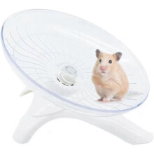 Silent Running Flying Saucer Exercise Wheel for Hamsters Gerbils Mice Hedgehogs