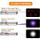 7-in-1 USB Rechargeable Laser Pointer Pen Red UV Flashlight Cat Pet Toy 4