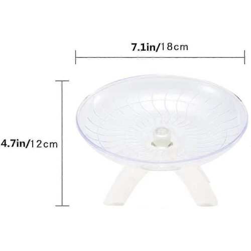 Silent Running Flying Saucer Exercise Wheel for Hamsters Gerbils Mice Hedgehogs 1