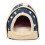 2X Soft 2in1 Star Pattern Pet Nest Bed NonSlip Foldable Warm Winter Sleeping Bag Cushion 3