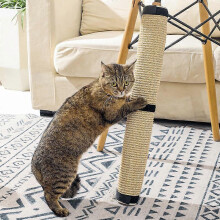 Tapis à griffer portable pour chat et support pour pied de table - Accessoires pour l'affûtage des griffes des animaux