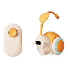 Jouet interactif pour chat d'intérieur adulte avec télécommande, 4 directions et lumières LED