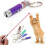 25-26 6 PCS Cat Dog Laser Toy Set Laser Pointer Mini Keychain LED Flashlight 3