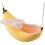 Lit hamac/nid banane pour hamster, accessoires pour cage de petits animaux, jaune 4