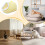 Cute Covered Cat Cave for Indoor Cats Soft Calming Pet Sofa Bed 4