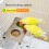 Multicolor Double Bowl Parrot Feeder with Perch Platform for Bird Rest Enrichment Fun 5