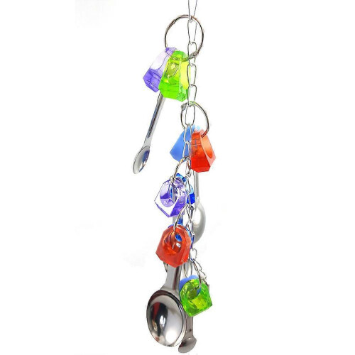 Parrot Spoon Delight Bird Toy for Cage Play 1