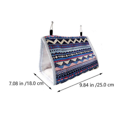 Pet Parrot Triangle Hammock Bird Nest Hanging Bed 1Pc 1