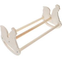 4Pcs Natural Wood Chicken Perch Stand for Pet Poultry Toy