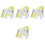 Assorted Color PVC Hamster Hideout 4-Piece Set for Pets 3