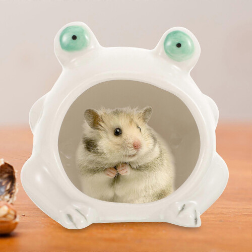 5 Pcs Ceramic Cool Hideout House for Hamsters Small Pets 2