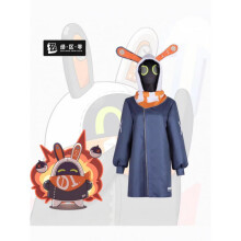 (B, XXXL) Zenless Zone Zero Bangboo Cosplay Costume Cartoon Mascot Suit Walking Plush Halloween Fancy Dress for Adults Kids