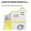 Assorted Color PVC Hamster Hideout 4-Piece Set for Pets 5